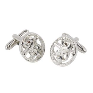 Polished Lion Rampant Cufflinks