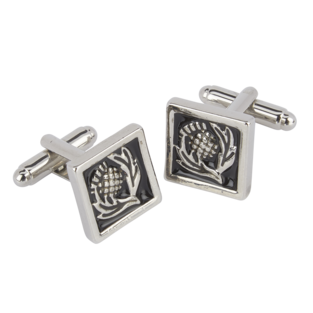 Square Thistle Cufflinks