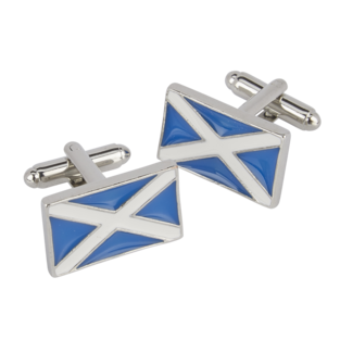 St. Andrews Saltire Enamel Cufflinks